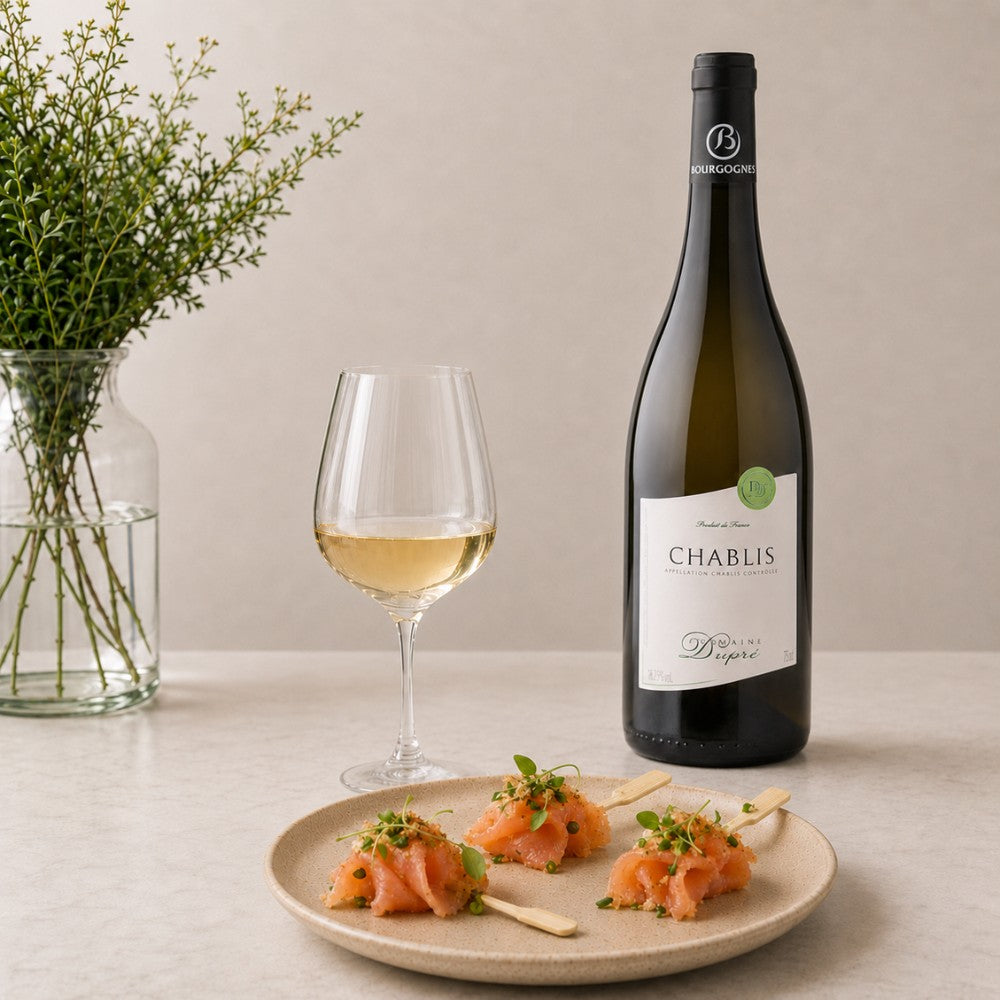 Severn & Wye Smoked Salmon with Domaine Dupré Chablis Pairing Box