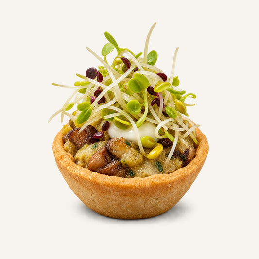 Sprout, Chestnut & Mushroom Tart x 15 (Vegan)