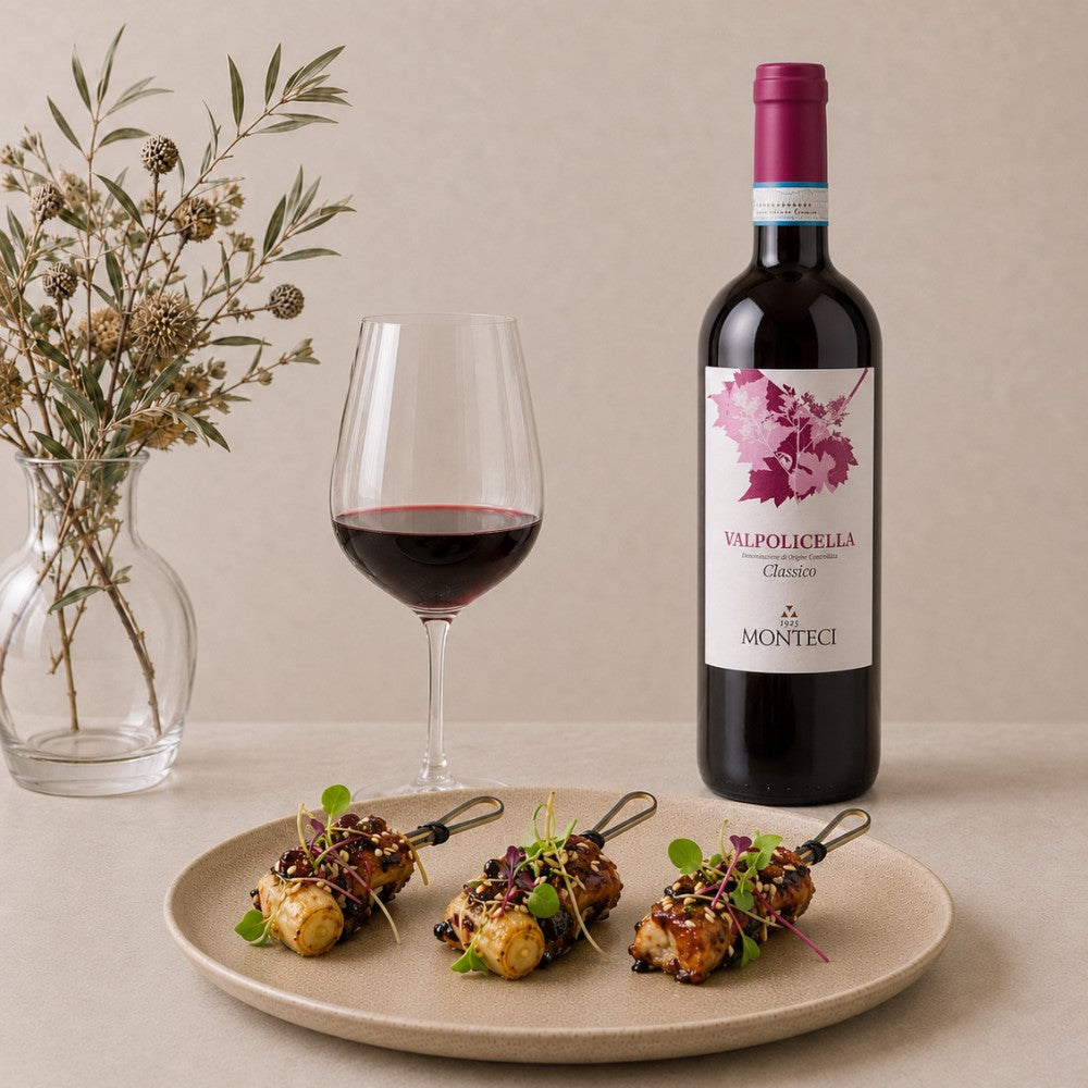 Korean-Spiced Chicken & Sesame with Monteci Valpolicella Pairing Box